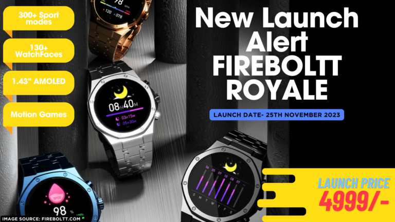 fireboltt royale smartwatch 2023