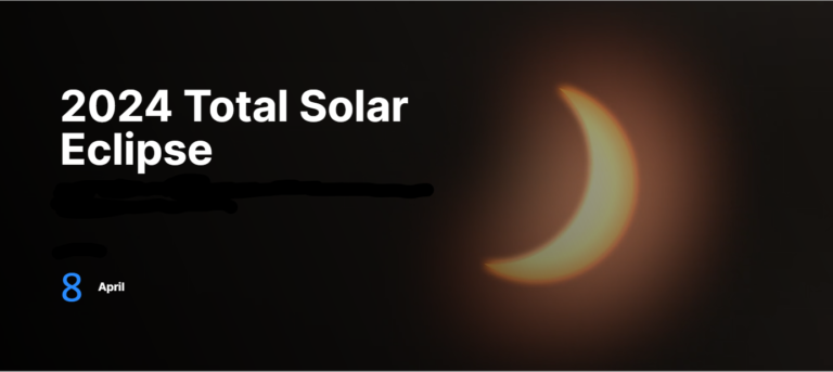Image represent partial phase of Total Solar Eclipse
