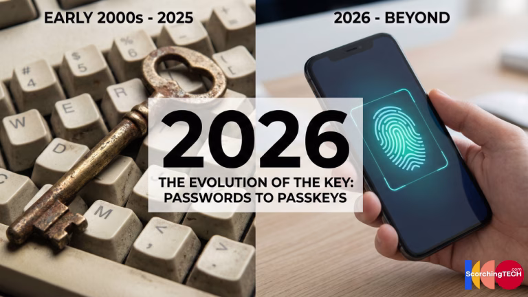 Evolution of cybersecurity from traditional passwords to biometric passkeys in 2026
